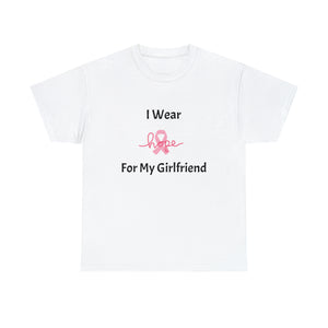 Breast Cancer Awareness Unisex Heavy Cotton Tee (Girlfriend)