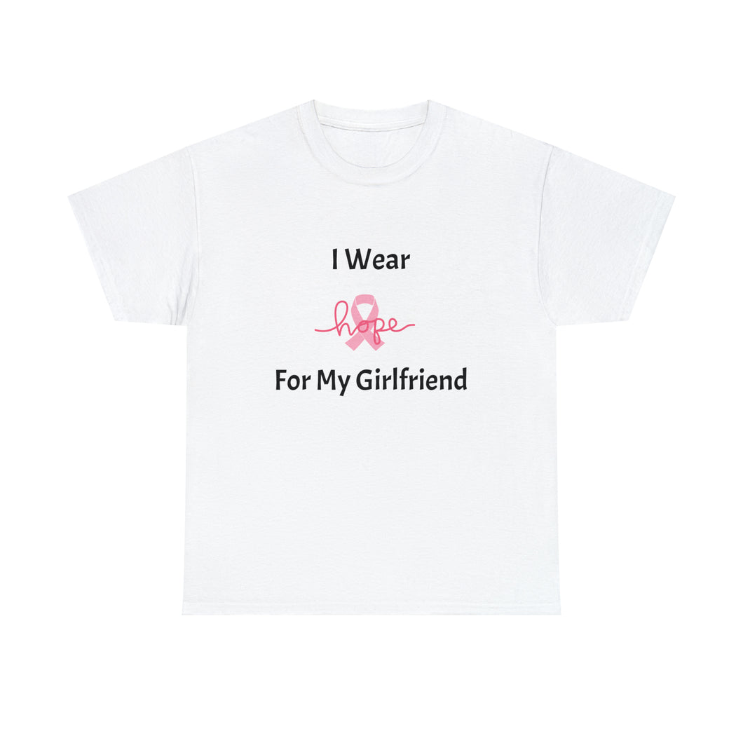 Breast Cancer Awareness Unisex Heavy Cotton Tee (Girlfriend)