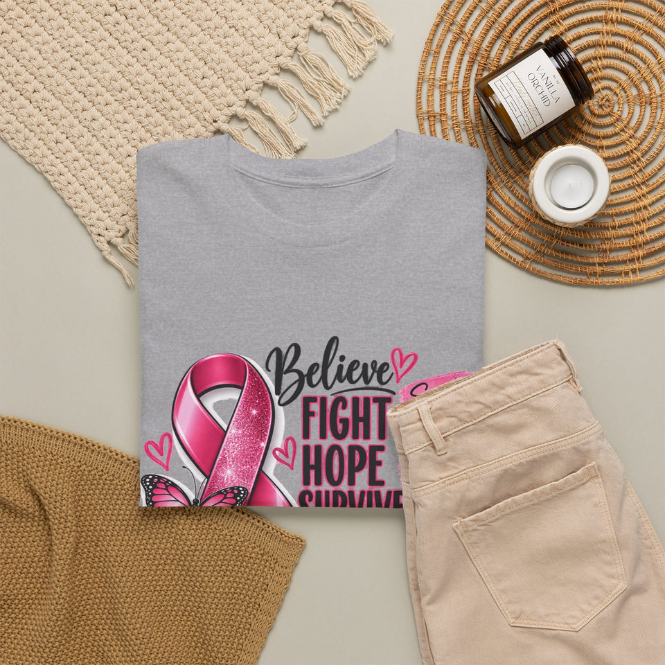 Breast Cancer Awareness Unisex Heavy Cotton Tee