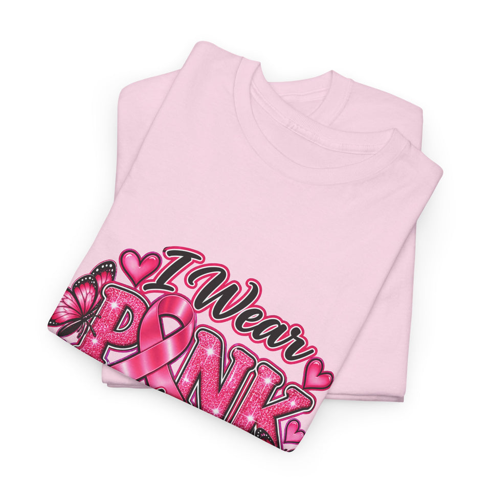 Breast Cancer Awareness Myself Unisex Heavy Cotton Tee