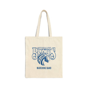 Fayetteville State Marching Band Cotton Canvas Tote Bag