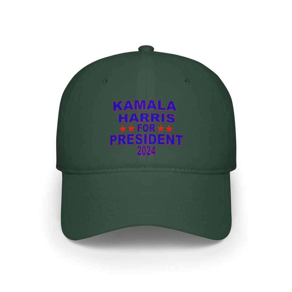 Kamala Harris for President Low Profile Baseball Cap