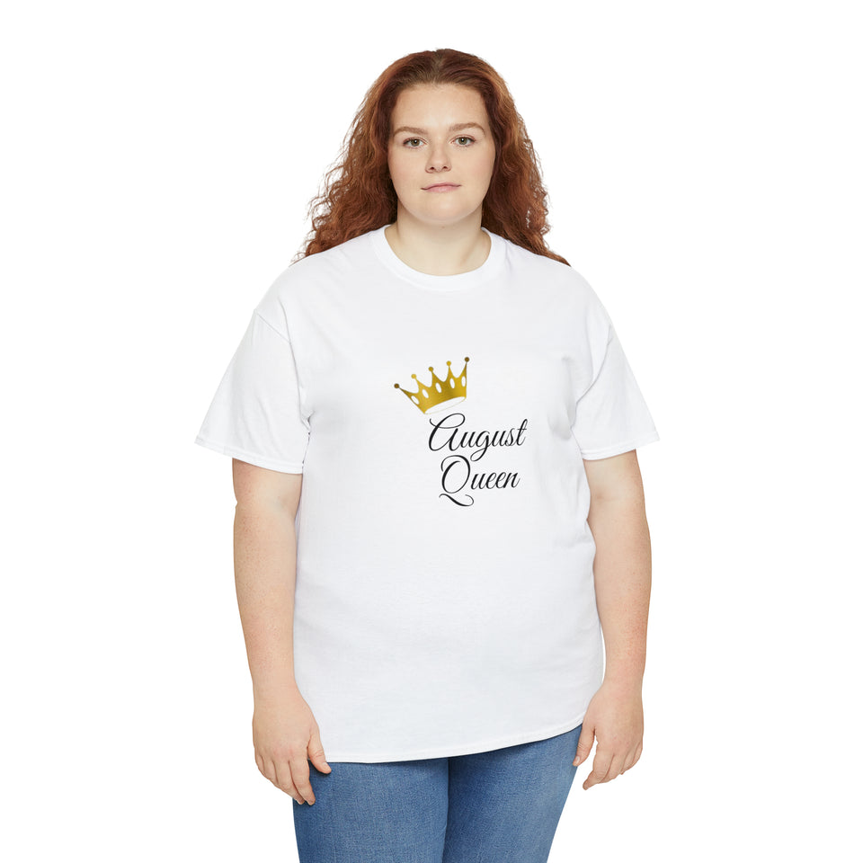 August Queen Unisex Heavy Cotton Tee