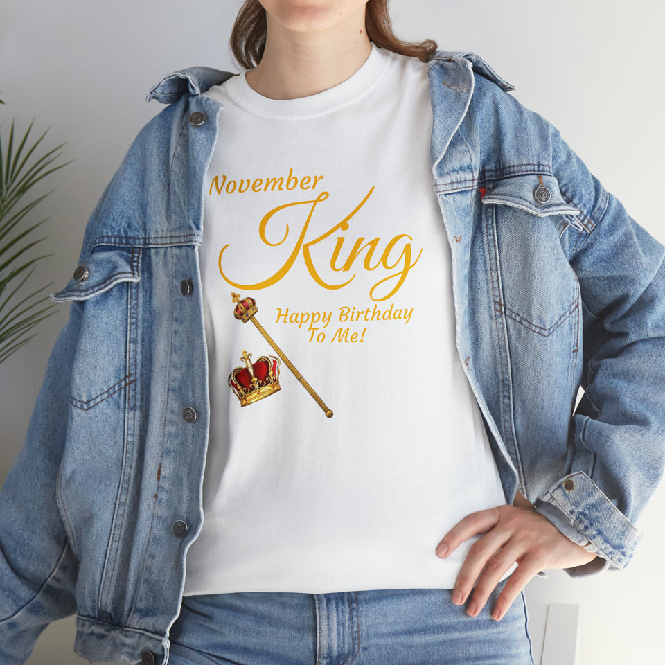 November King Unisex Heavy Cotton Tee