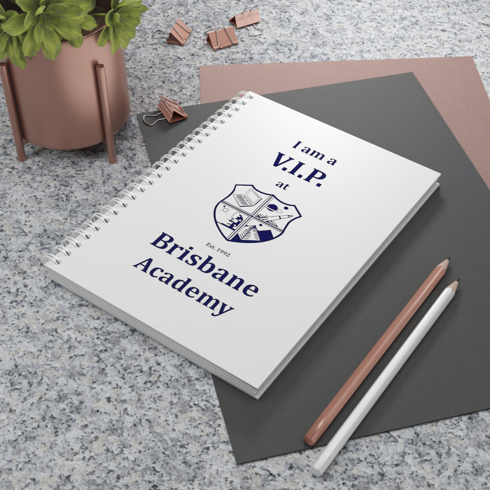 Brisbane Academy VIP Spiral Notebook