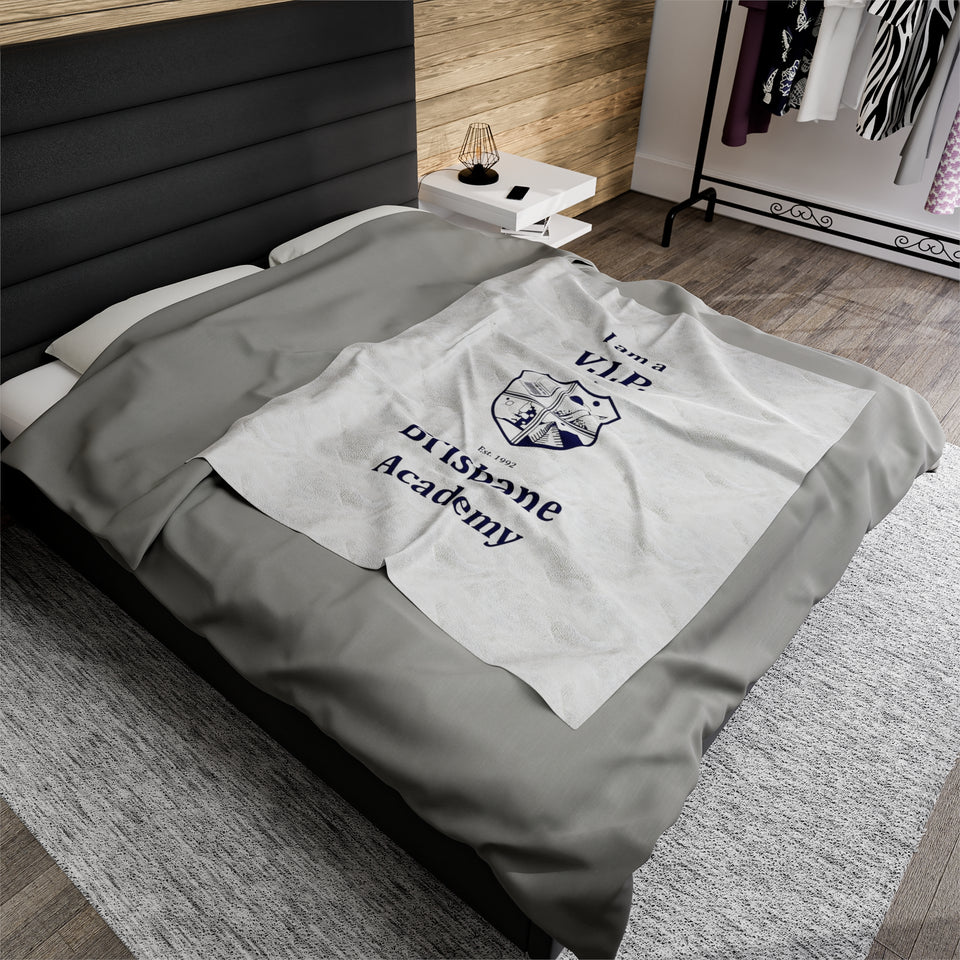 Brisbane Academy VIP Velveteen Plush Blanket