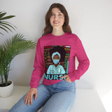 Black Nurse Crewneck Sweatshirt
