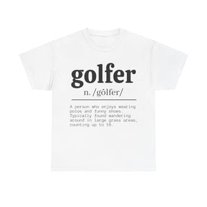 Golfer Unisex Heavy Cotton Tee