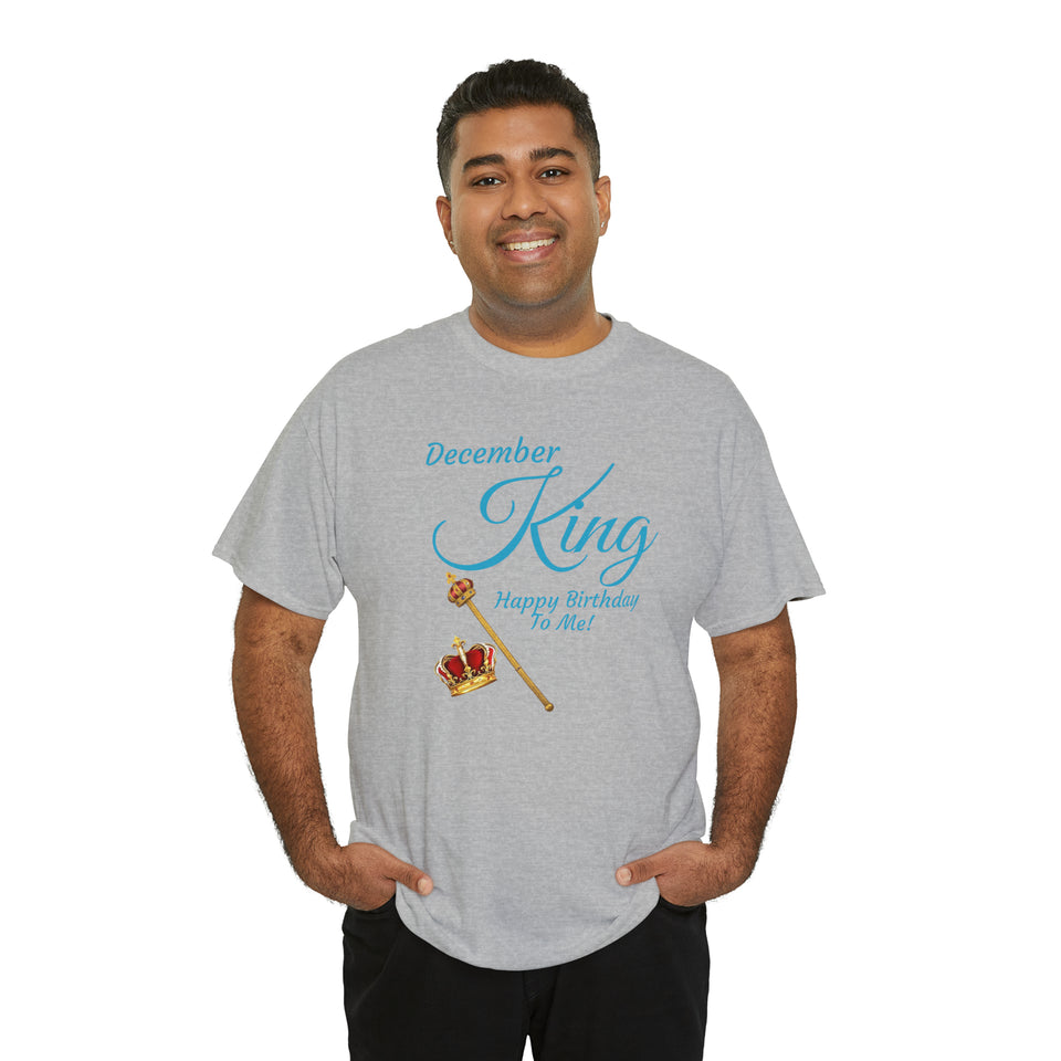 December King Unisex Heavy Cotton Tee