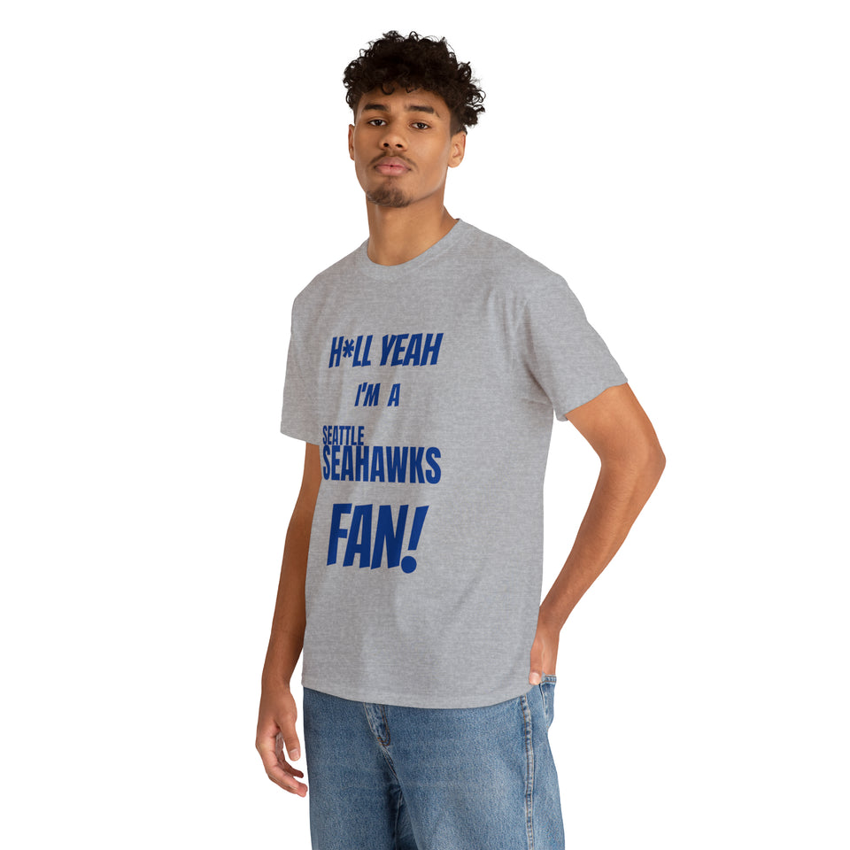 Seattle Seahawks Football Unisex Heavy Cotton Tee
