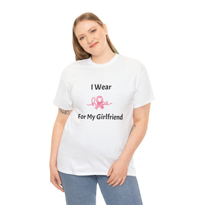 Breast Cancer Awareness Unisex Heavy Cotton Tee (Girlfriend)