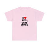 I Love My Cane Corso Unisex Heavy Cotton Tee