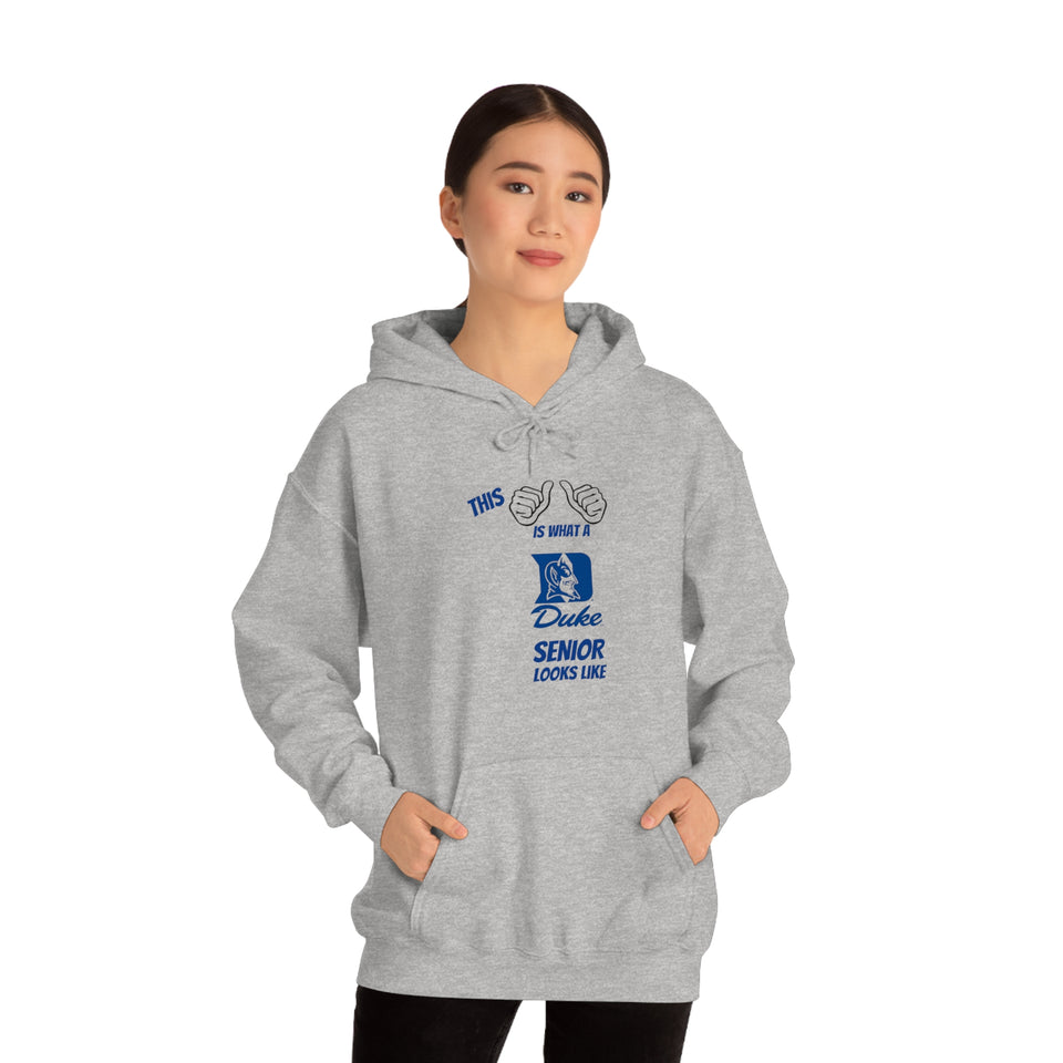 This Is What A Duke Senior Looks Like Unisex Heavy Blend™ Hooded Sweatshirt