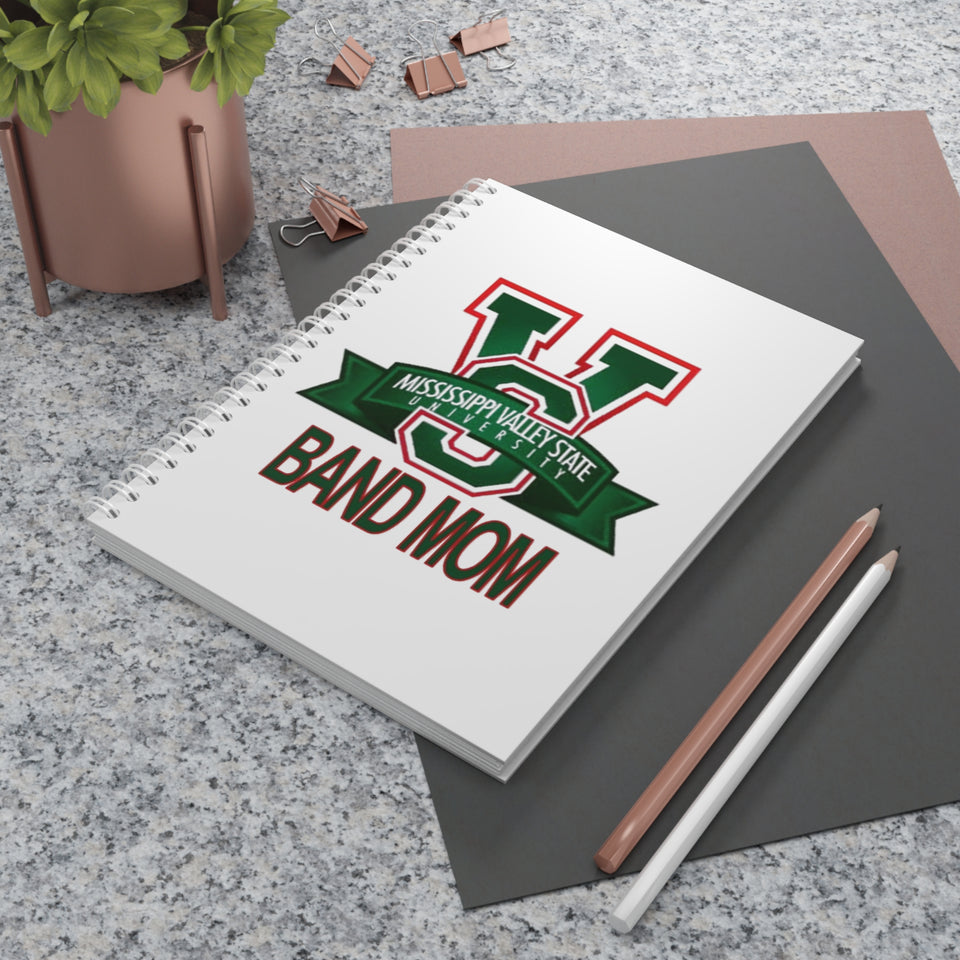 Mississippi Valley Band Mom Spiral Notebook