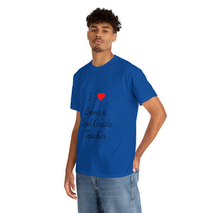 I Love Being a 2nd Grade Teacher Cotton Tee