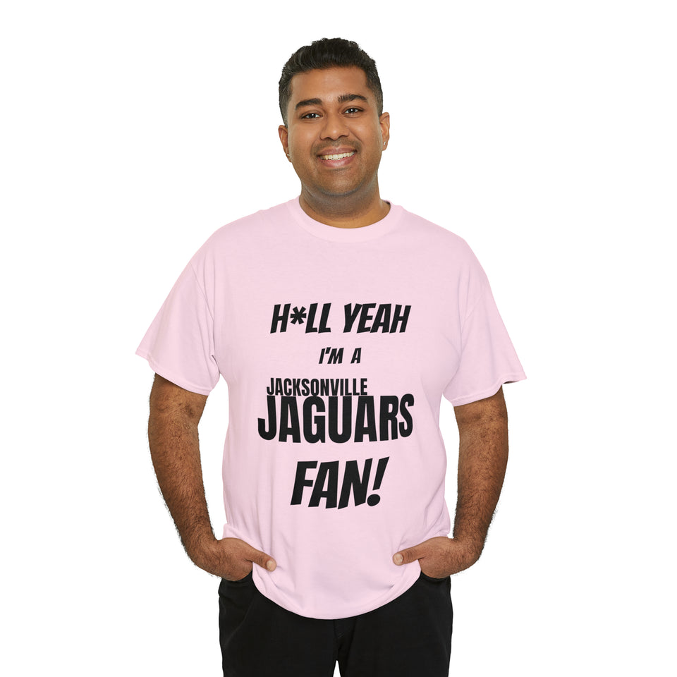 Jacksonville Jaguars Football Unisex Heavy Cotton Tee