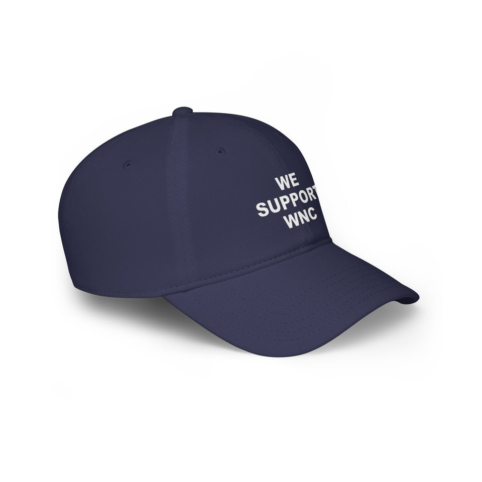 We Support WNC Low Profile Baseball Cap