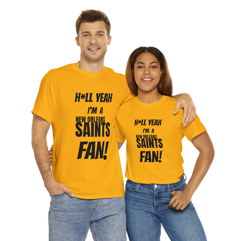 New Orleans Saints Football Unisex Heavy Cotton Tee