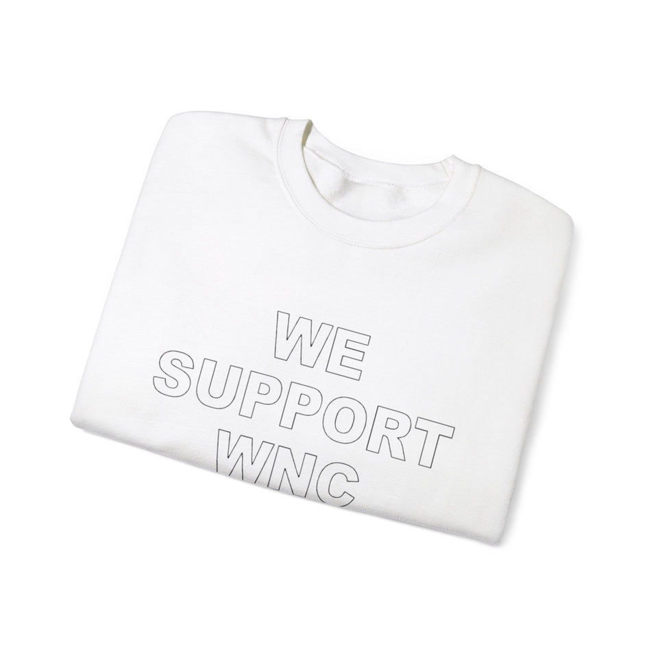 We Support WNC Unisex Heavy Blend™ Crewneck Sweatshirt