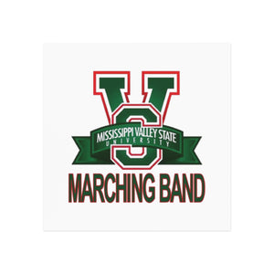 Mississippi Valley State Marching Band Square Magnet