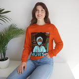 Black Nurse Crewneck Sweatshirt