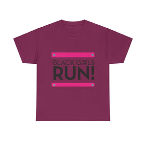 Black Girls Run Unisex Heavy Cotton Tee