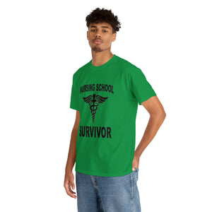 Nursing School Survivor Cotton Tee