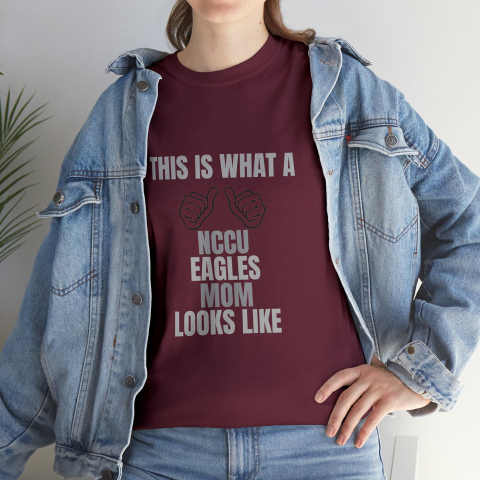 NCCU Mom Unisex Heavy Cotton Tee