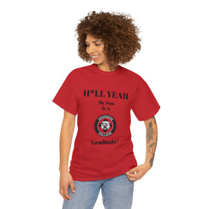 H*LL Yeah My Son Is A Davidson Graduate Unisex Heavy Cotton Tee