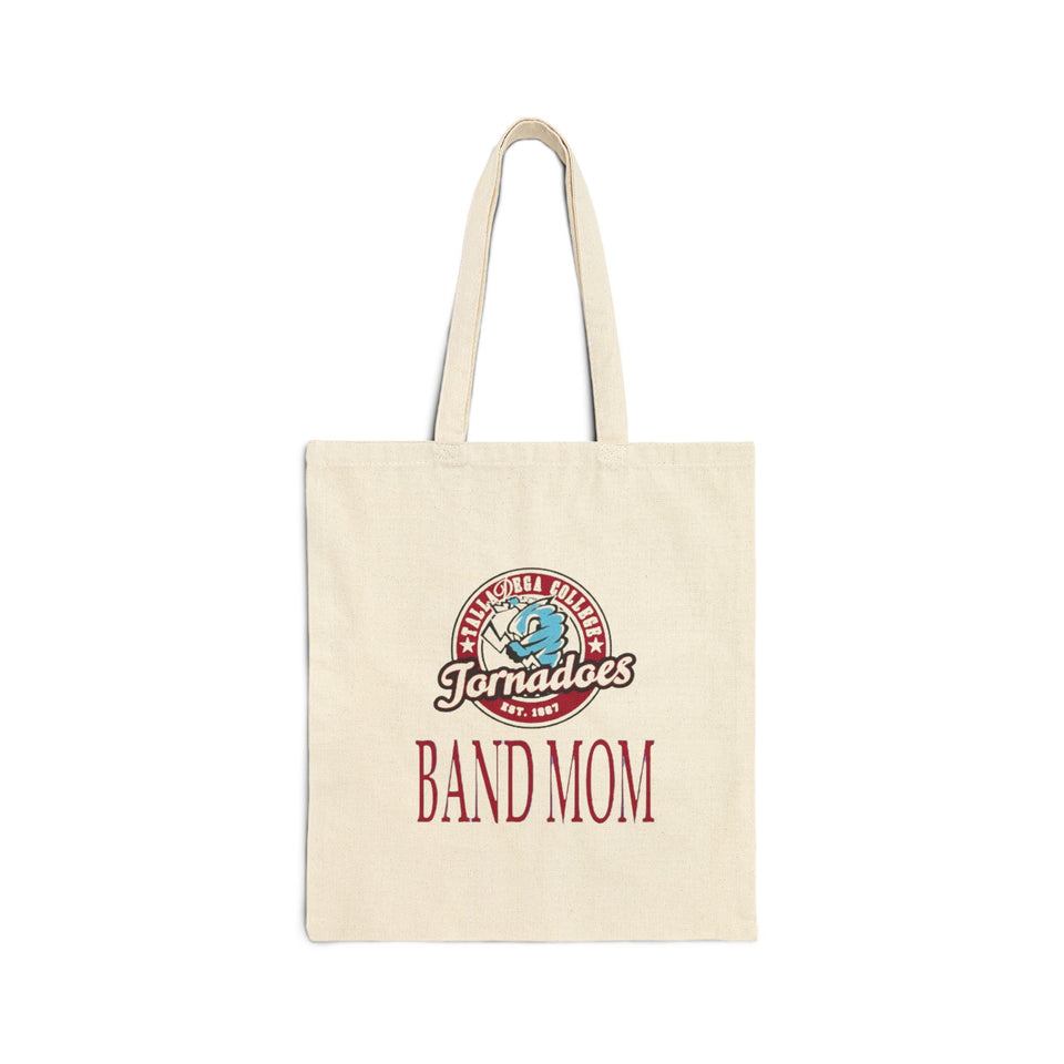 Talladega College Band Mom Cotton Canvas Tote Bag