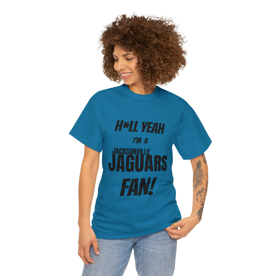Jacksonville Jaguars Football Unisex Heavy Cotton Tee