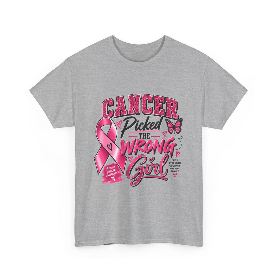 Breast Cancer Awareness Unisex Heavy Cotton Tee