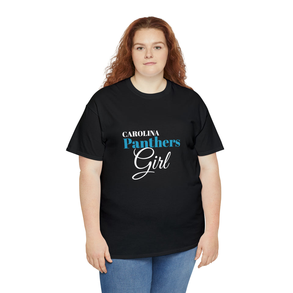 Carolina Panthers Girl Unisex Heavy Cotton Tee