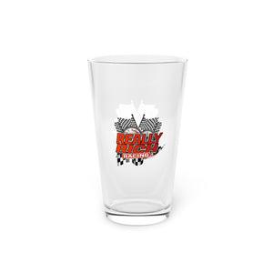 Really Rich Racing (Red) Pint Glass, 16oz