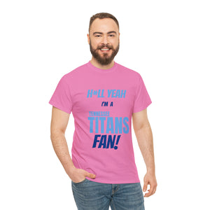 Tennessee Titans Football Unisex Heavy Cotton Tee