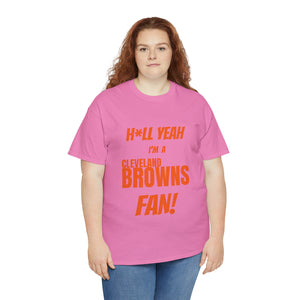 Cleveland Browns Football Unisex Heavy Cotton Tee