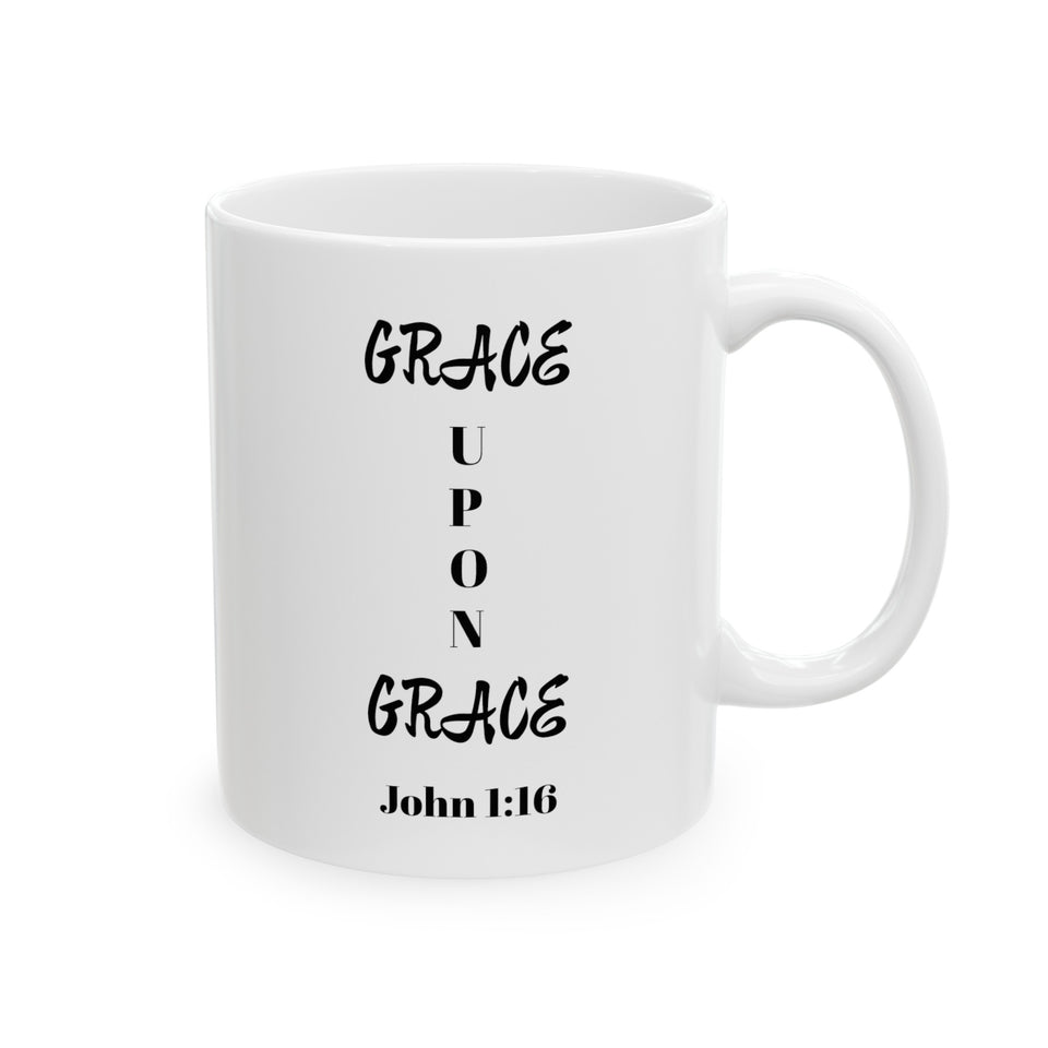 Grace Upon Grace Ceramic Mug, (11oz, 15oz)