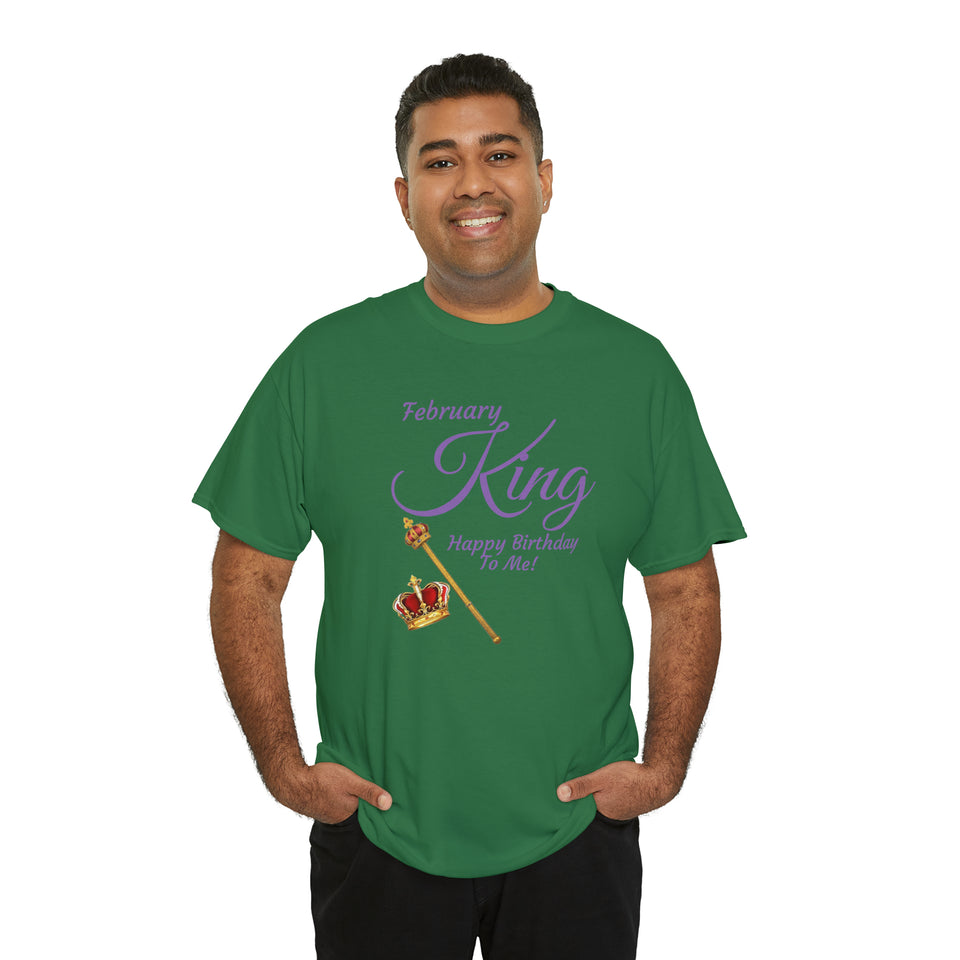 February King Unisex Heavy Cotton Tee