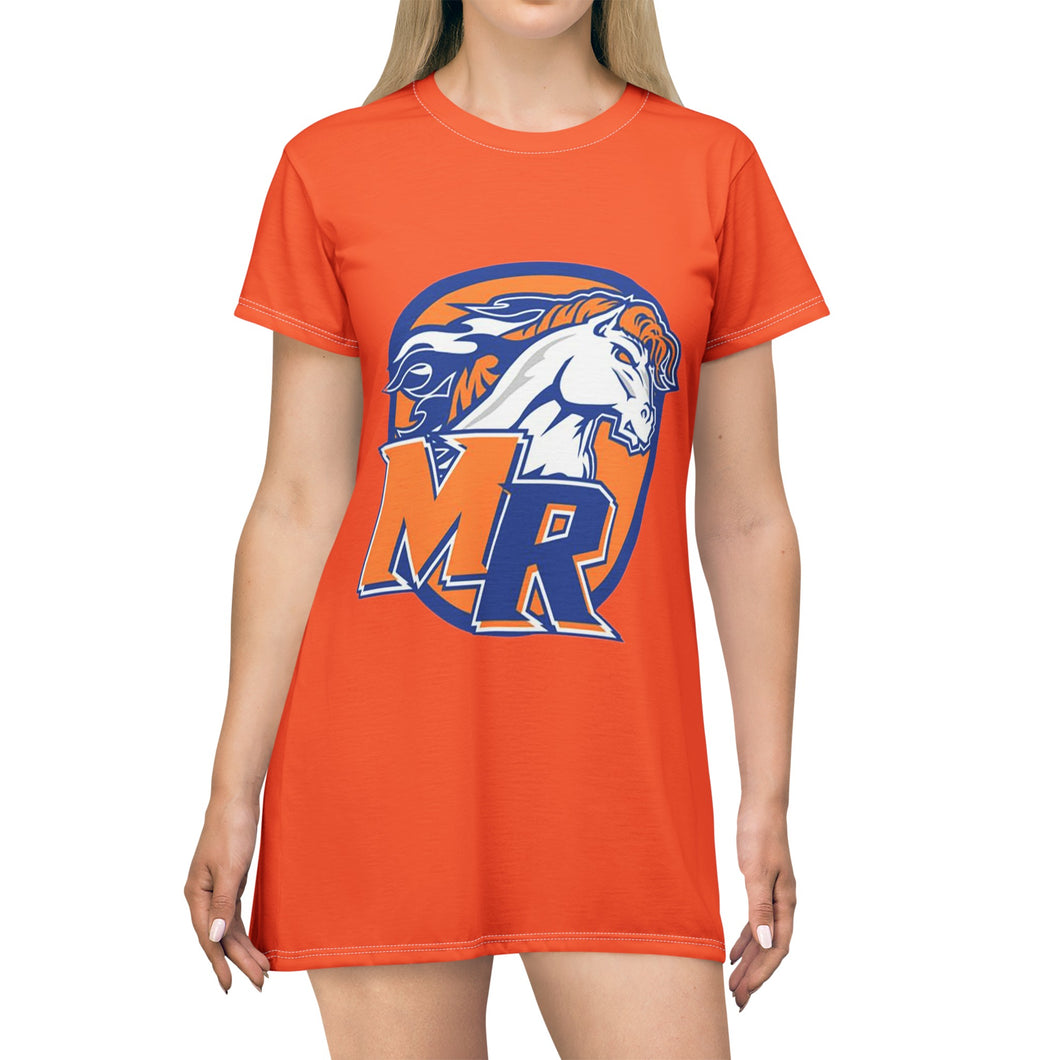Marvin Ridge T-Shirt Dress (AOP)
