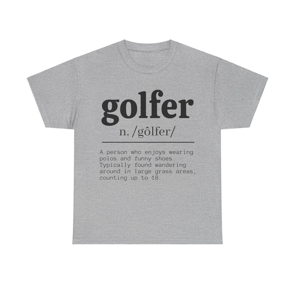 Golfer Unisex Heavy Cotton Tee