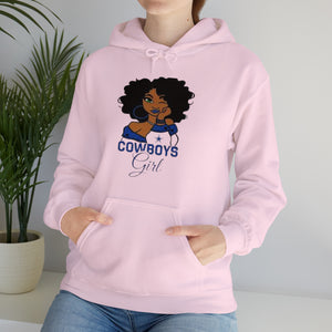 Dallas Cowboys Girl Unisex Heavy Blend™ Hooded Sweatshirt