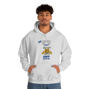 This Is What A NC A&T Senior Looks Like Unisex Heavy Blend™ Hooded Sweatshirt