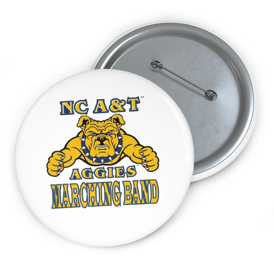 NC A&T Marching Band Custom Pin Buttons