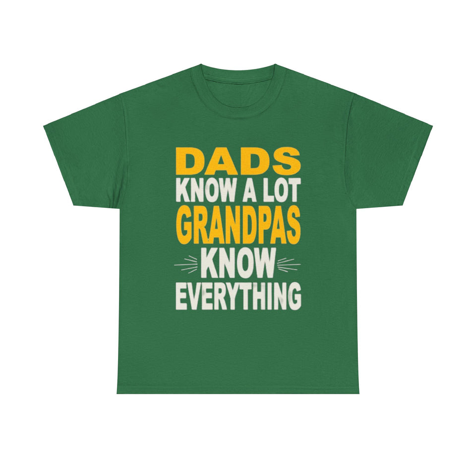 Grandpas Know Everything Unisex Heavy Cotton Tee