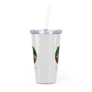 Black Social Workers Matter Plastic Tumbler with Straw