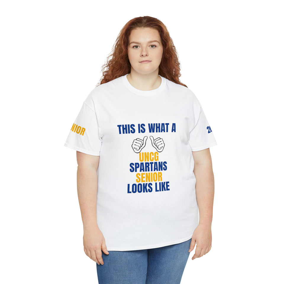 UNCG Senior Unisex Heavy Cotton Tee