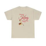 January King Unisex Heavy Cotton Tee