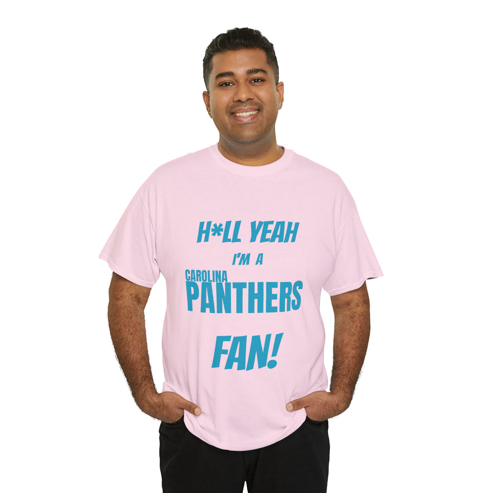 Carolina Panthers Football Unisex Heavy Cotton Tee