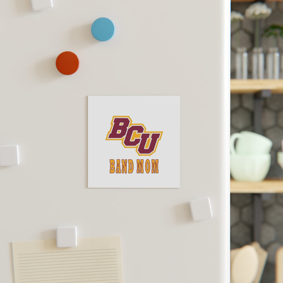 Bethune-Cookman Band Mom Square Magnet