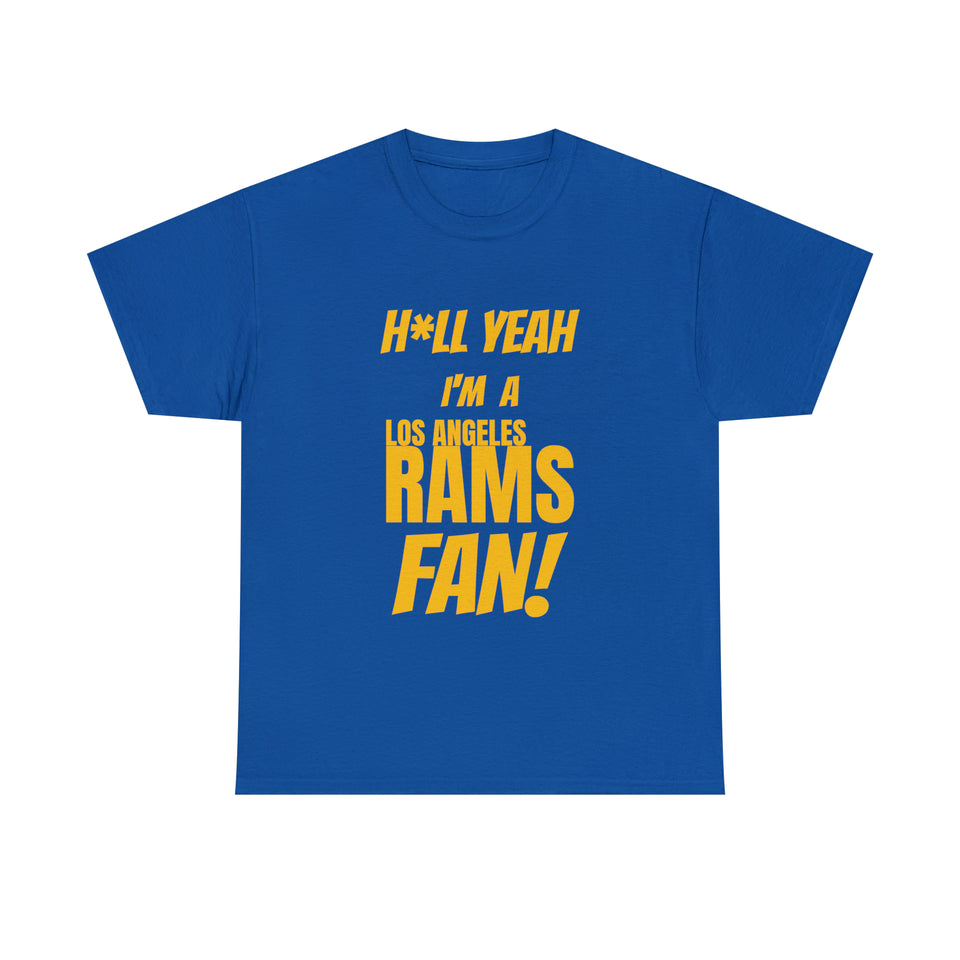 Los Angeles Rams Football Unisex Heavy Cotton Tee